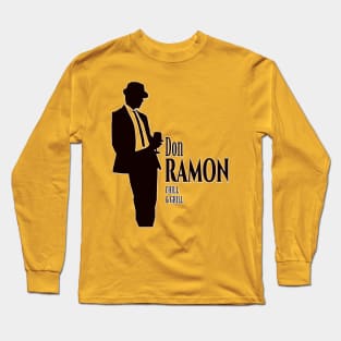Don Ramon in Black Long Sleeve T-Shirt